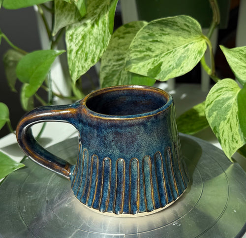 Blue Brown Mug