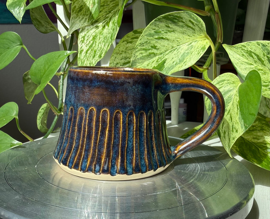 Blue Brown Mug