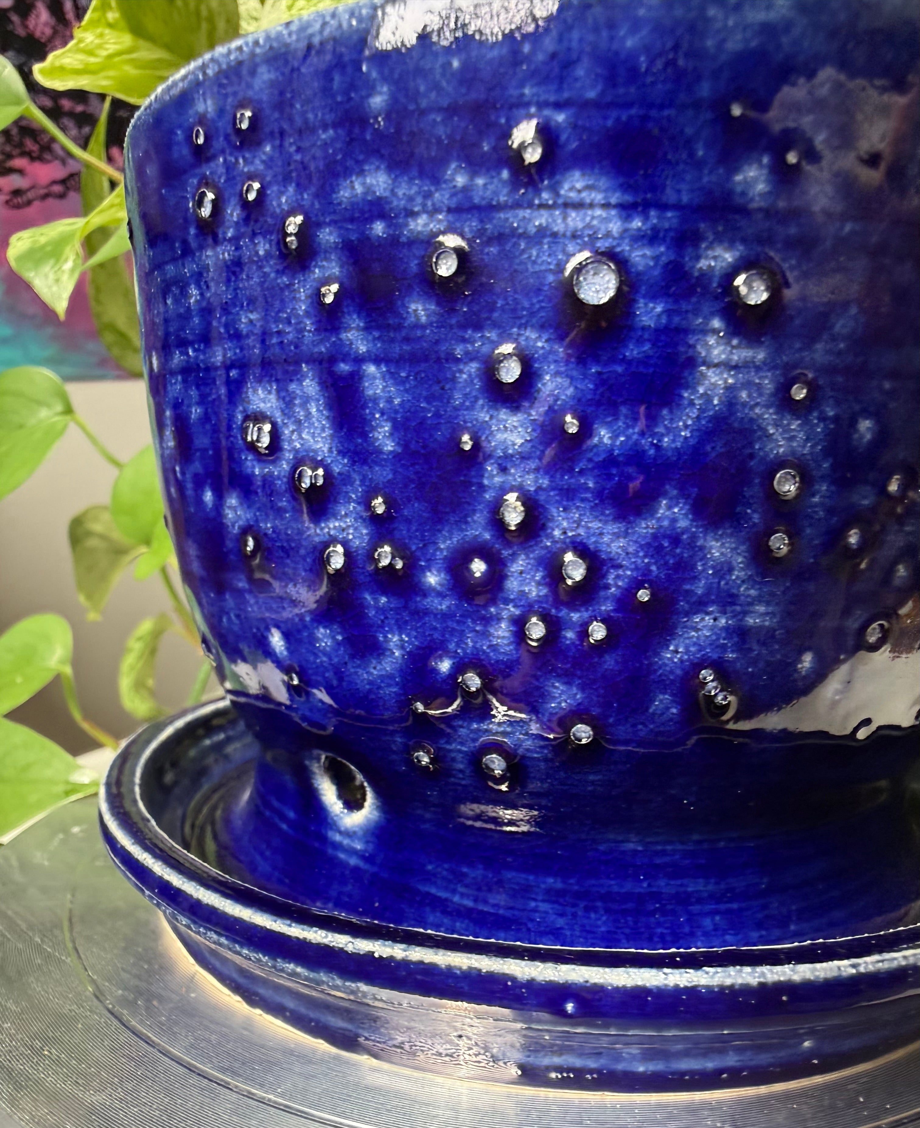 Blue Planter - 5”