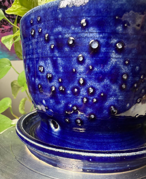 Blue Planter - 5”
