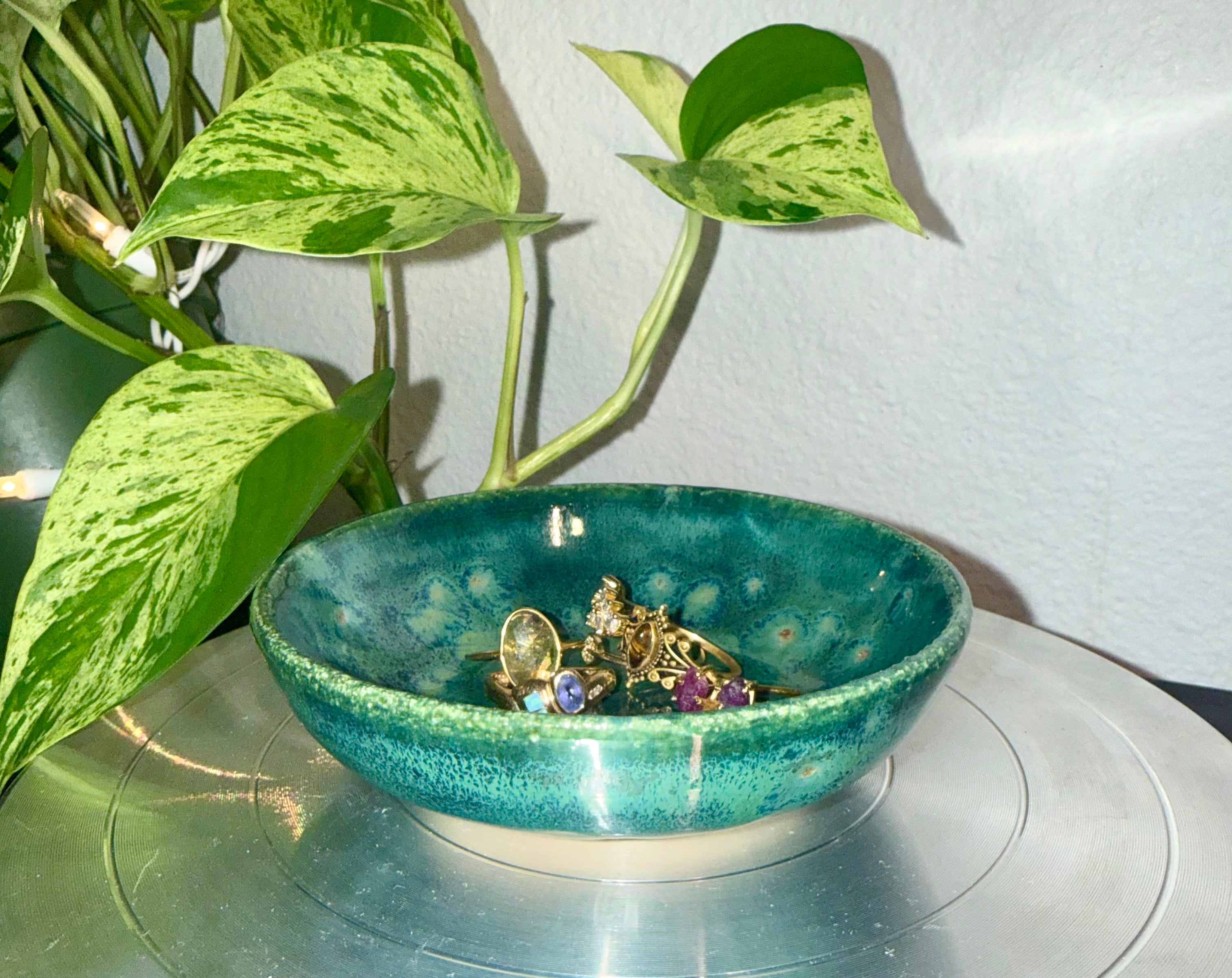 Olive Float Trinket Dish