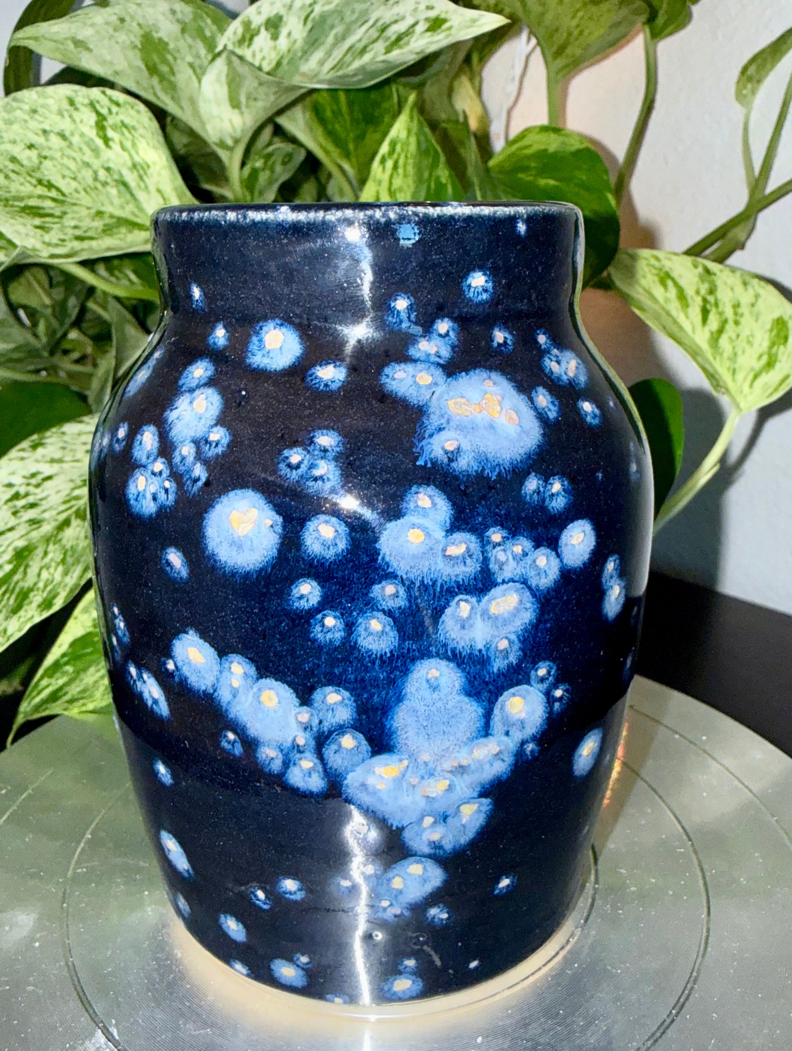 Black Galaxy Vase