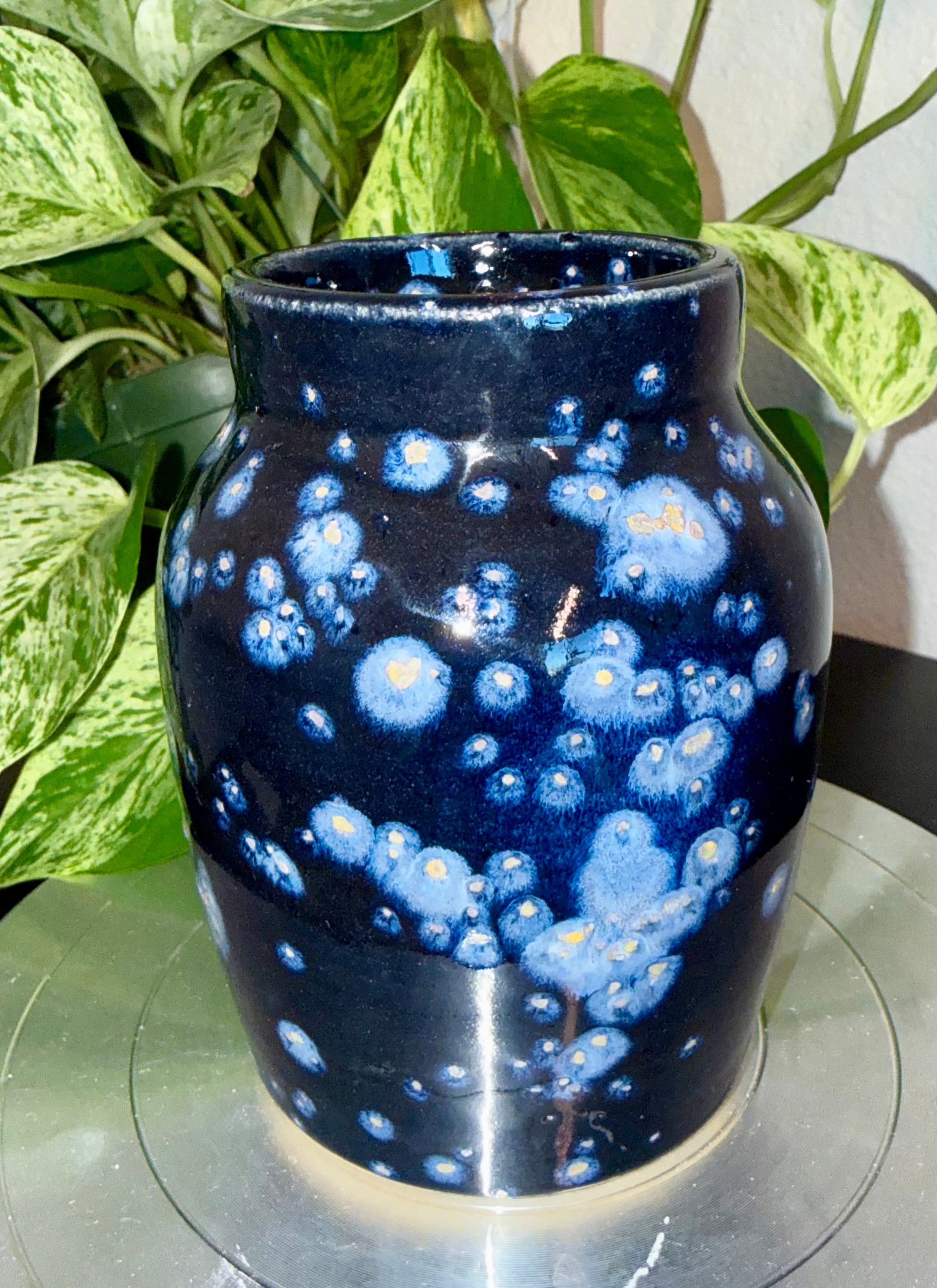 Black Galaxy Vase