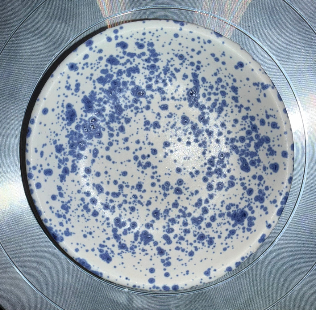 Blue Speckled Trinket Dish
